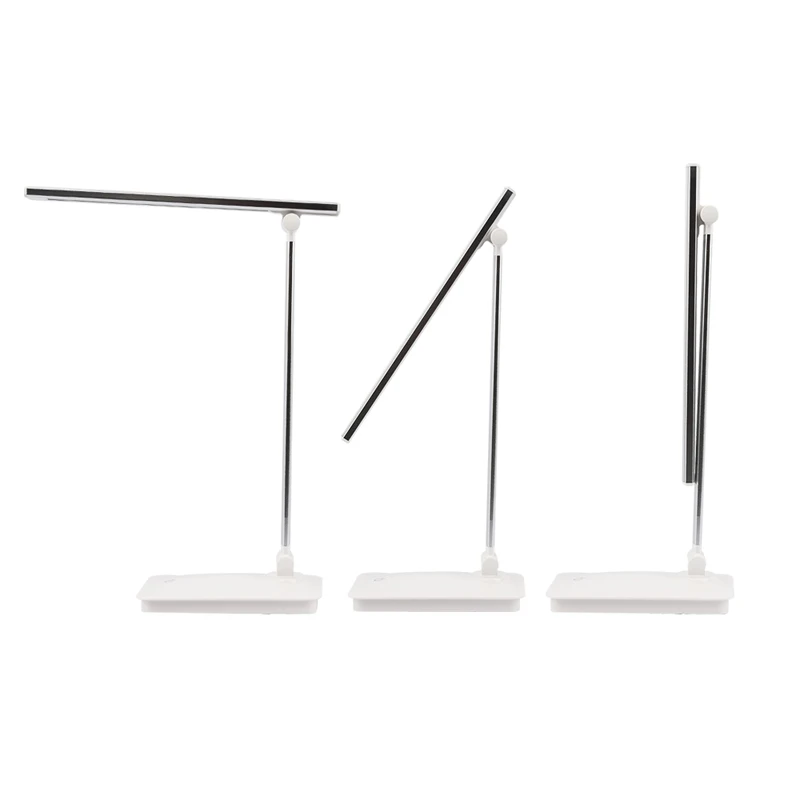 Светодиодная настольная лампа складной настольный светильник 3 уровня яркости