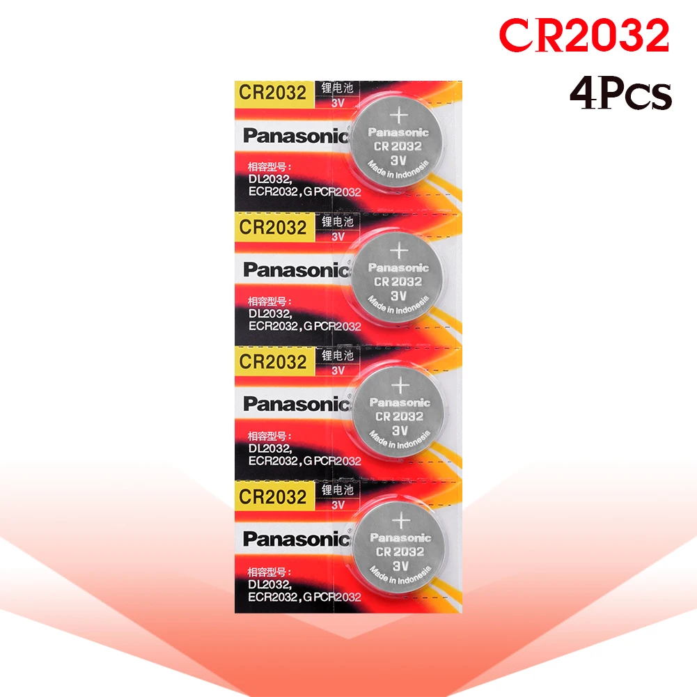 Panasonic 3 в cr2032 литиевая монета 4 шт./лот cr 2032 кнопочные батареи батарея для основной платы пульт дистанционного управления игрушка