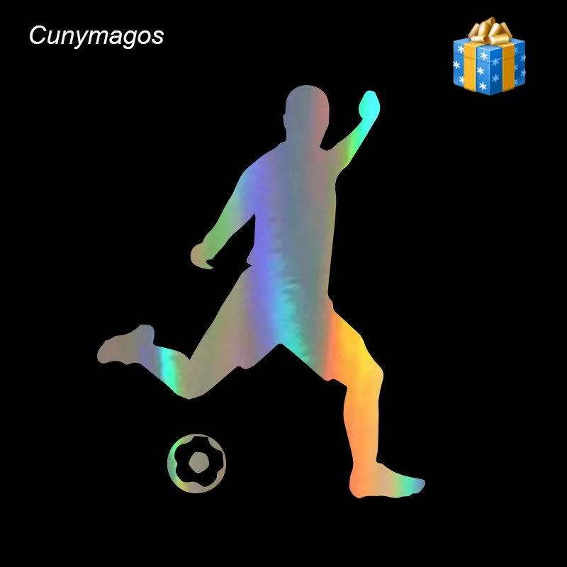 Футбол игроков Светоотражающие кузова декоративные Стикеры s наклейки