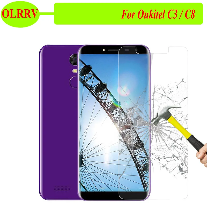 5 0 ''для Oukitel C3 закаленное Стекло спереди фильм Экран протектор дюймов для C8