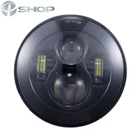 dot approved 7 led motorcycle headlight 7 inch led projector headlights motorcyle parts lighting