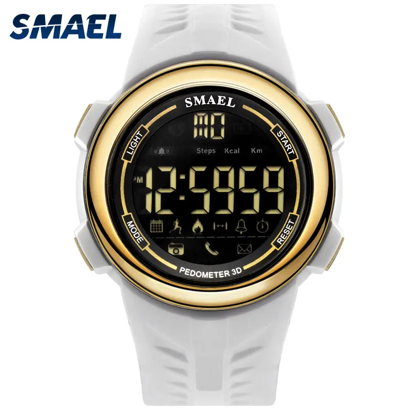 

SMAEL Digital men Wrist watches Waterproof Cool Man Black White Electronic Watches Luxury Famous Watch Sport Male 1703 relogio