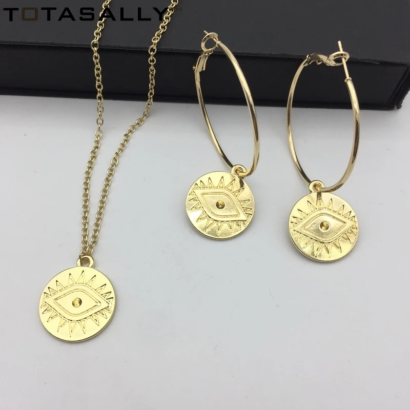 Ожерелье с подвеской TOTASALLY винтажное ожерелье из сплава индейки со сглаза