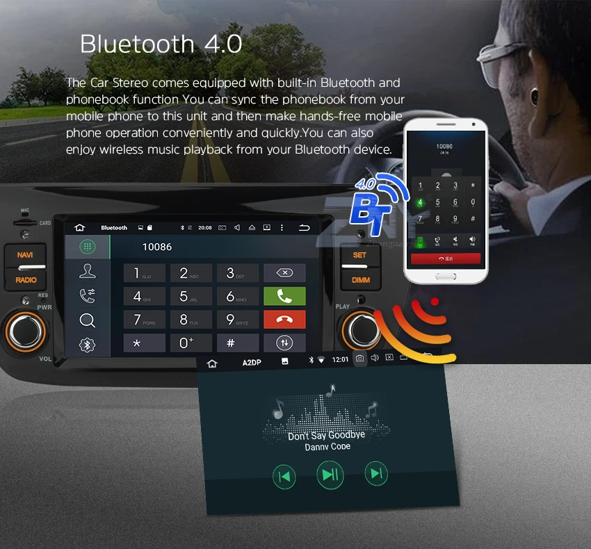 6," Android 8 Автомобильный Стерео gps для Fiat Doblo 2010- Мультимедиа Bluetooth Радио FM RDS Wi-Fi gps навигация парковочная камера