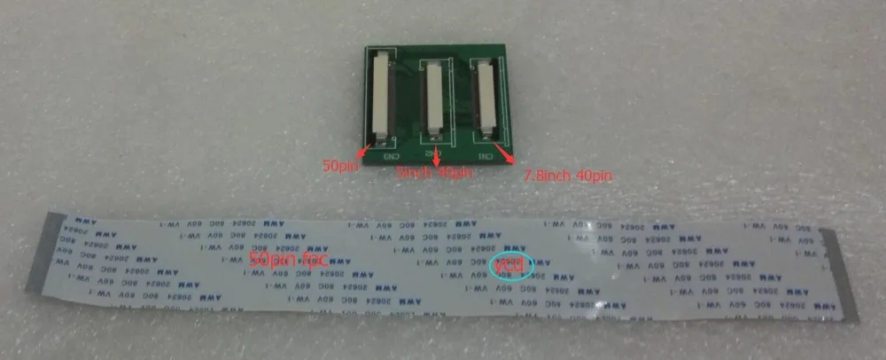 200 мм fpc 0 5 Step TTL 50 P до 40 FFC FPC Гибкий плоский кабель-конвертер ЖК-адаптер Дисплей Φ 01E