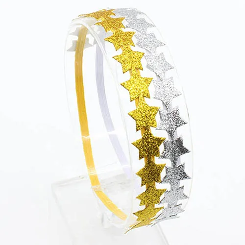 Милая эластичная повязка на голову со звездами для новорожденных|elastic hairband|star