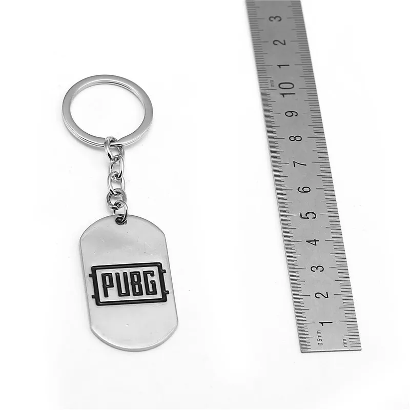 HSIC Game Playerunknown's боя брелок металлический Dog Tag кулон PUBG письмо автомобиля с