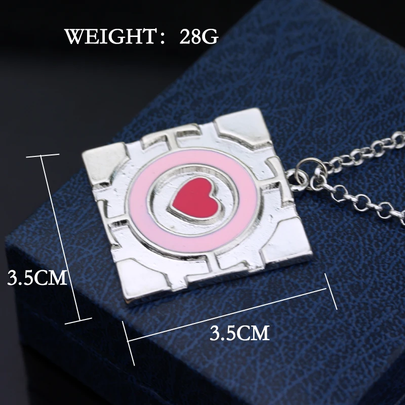 HEYu Новая мода ожерелье компаньон куб кулон розовое сердце колье ювелирные