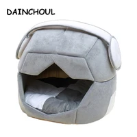 dainchoul 2019 new creative space type small dog kennel cat pet soft warm puppy nest bed house dog beds house pet supplies