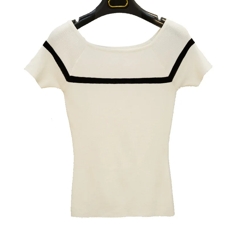 

Women short sleeve knitting woman top for spring&summer RAYON materials women blause