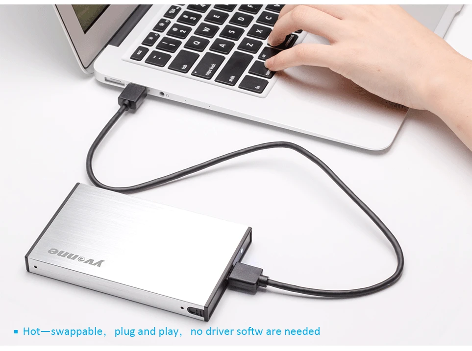 YvonneHD218 2," HDD/корпус SSD, HDD 7/9,5 мм с Windows 98SE/ME/2000/XP/VISTA/7 и Mac с SATA к USB 3,0
