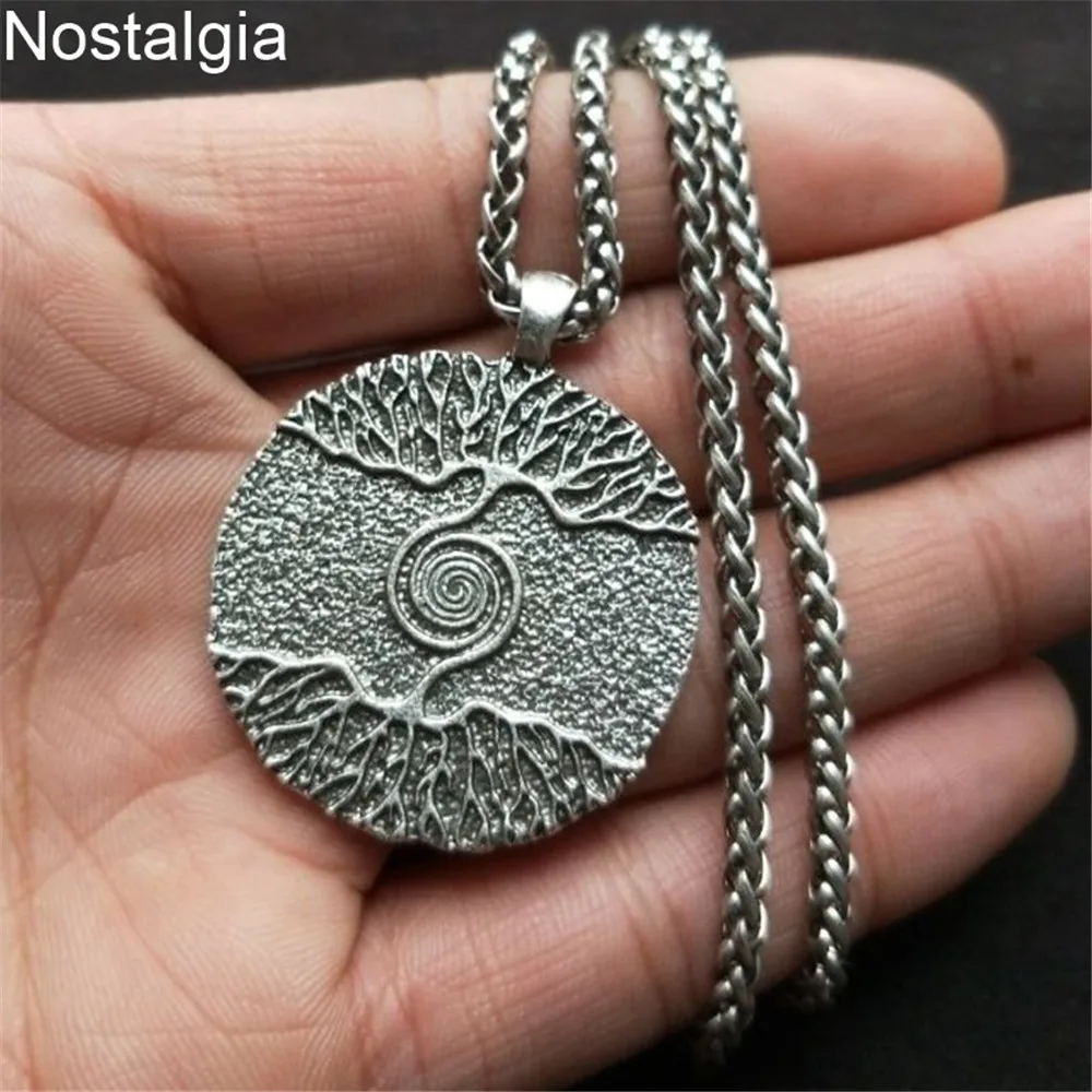 Ностальгия Древо жизни кулон мировое дерево ожерелье викингов Yggdrasil нордический