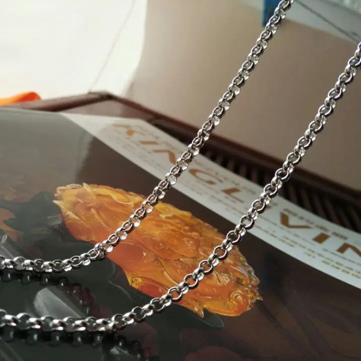 

Vintage Fine Jewelry Punk Statement Necklace Trendy Male Genuine Silver Black Cross Crystal Necklace & Pendant For Men Jewelry
