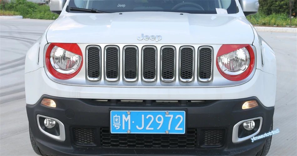 2 шт. передние фары для Jeep Renegade 2015 2016 2017 2018 2019 / ABS | Автомобили и мотоциклы