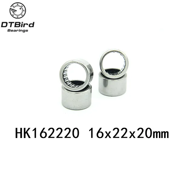 

2Pcs HK162220 HK1620 77941/20 Drawn Cup Type Needle Roller Bearing 16 x 22 x 20mm Free shipping High Quality