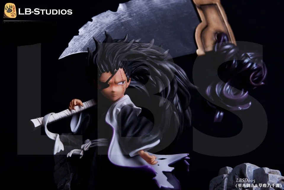 Comic Club BLEACH sd версия 26 см Kenpachi сараки и Kusajishi Yachiru gk статуя фигурка игрушка для коллекции