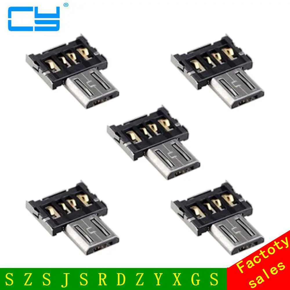 5 шт. ультра мини DM Micro USB 5pin OTG адаптер Коннектор для сотового телефона планшета
