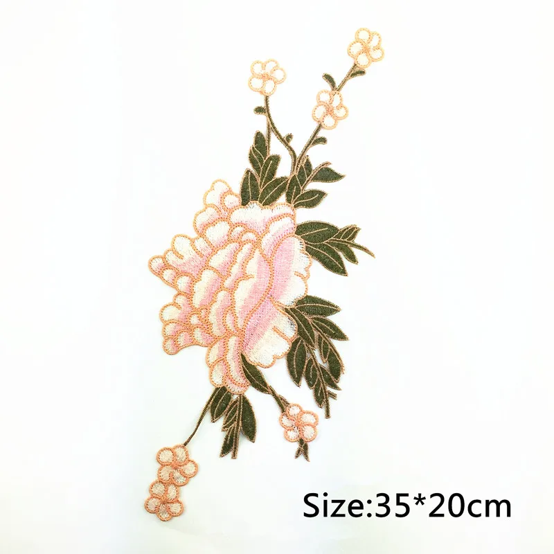 Патчи с цветочной вышивкой FFLACELL 1 пара наклейки для Аксессуары шитья одежды