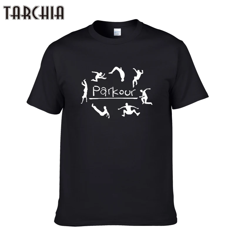 Футболка TARCHIA мужская с коротким рукавом хлопковая парка Повседневная рубашка