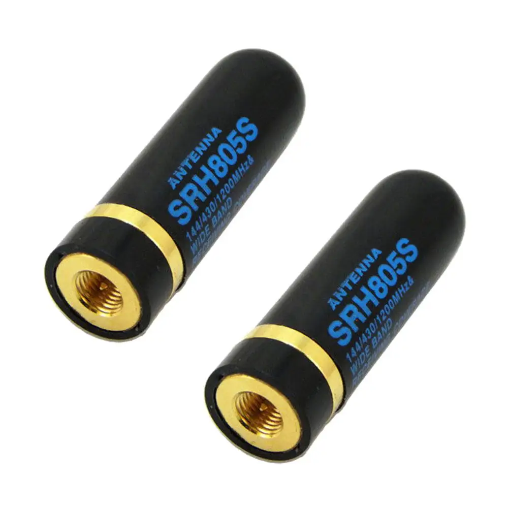 2X SRH805S SMA J/Homme двухдиапазонный UHV + VHF Antenne Pour BF UV3R UV100 UV200 Yaesu|dual band|vhf dual bandantenne vhf |
