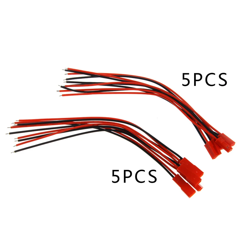 

5 Pair 150mm Male Female Plug 2-pin Connector Cable Wire For RC Lipo Battery