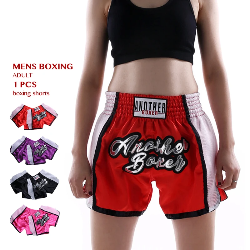 Kickboxing спортивные шорты для фитнеса мужчин кикбоксинга спортивная одежда женщин