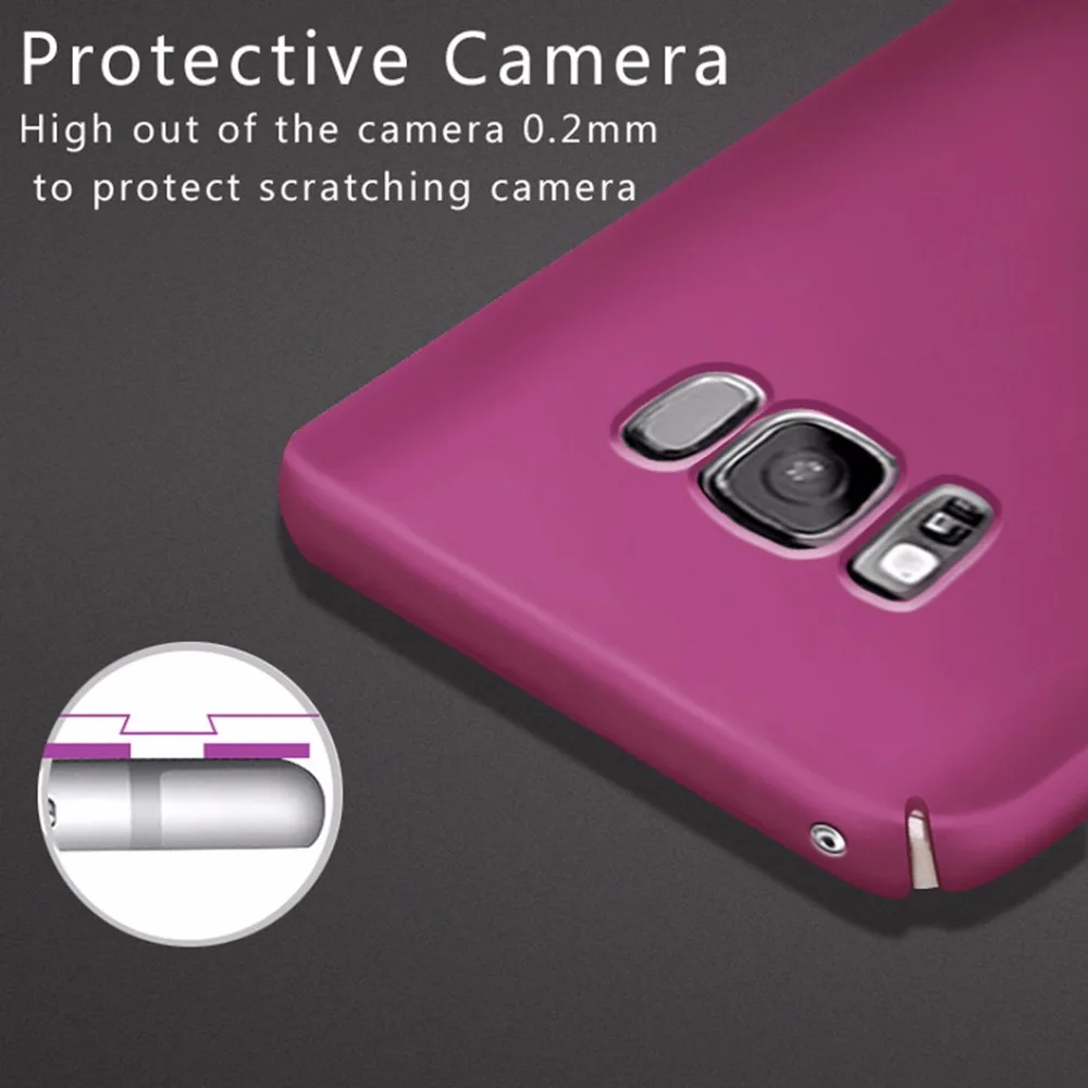 Case For Samsung Galaxy S8 Cover 360 Bumper House Hard Ultra Thin Matte Protector Coque Phone |