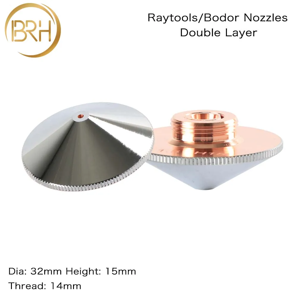Сопла BRH Raytools двухслойная диаметром 32 мм Калибр 0 8 5 для мощной лазерной головки