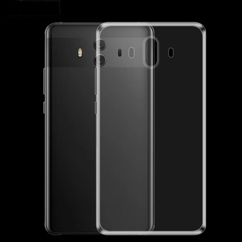 5 9 &quotдля huawei mate 10 X ALP AL00 Прозрачный чехол для телефона задняя крышка кожи|Бамперы|