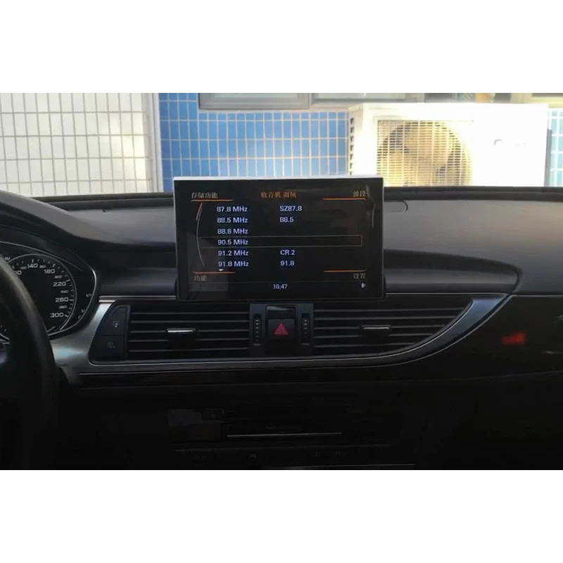 2012 2018 A6L A6 9 дюймов длинный горизонтальный Телескопический сенсорный экран Android