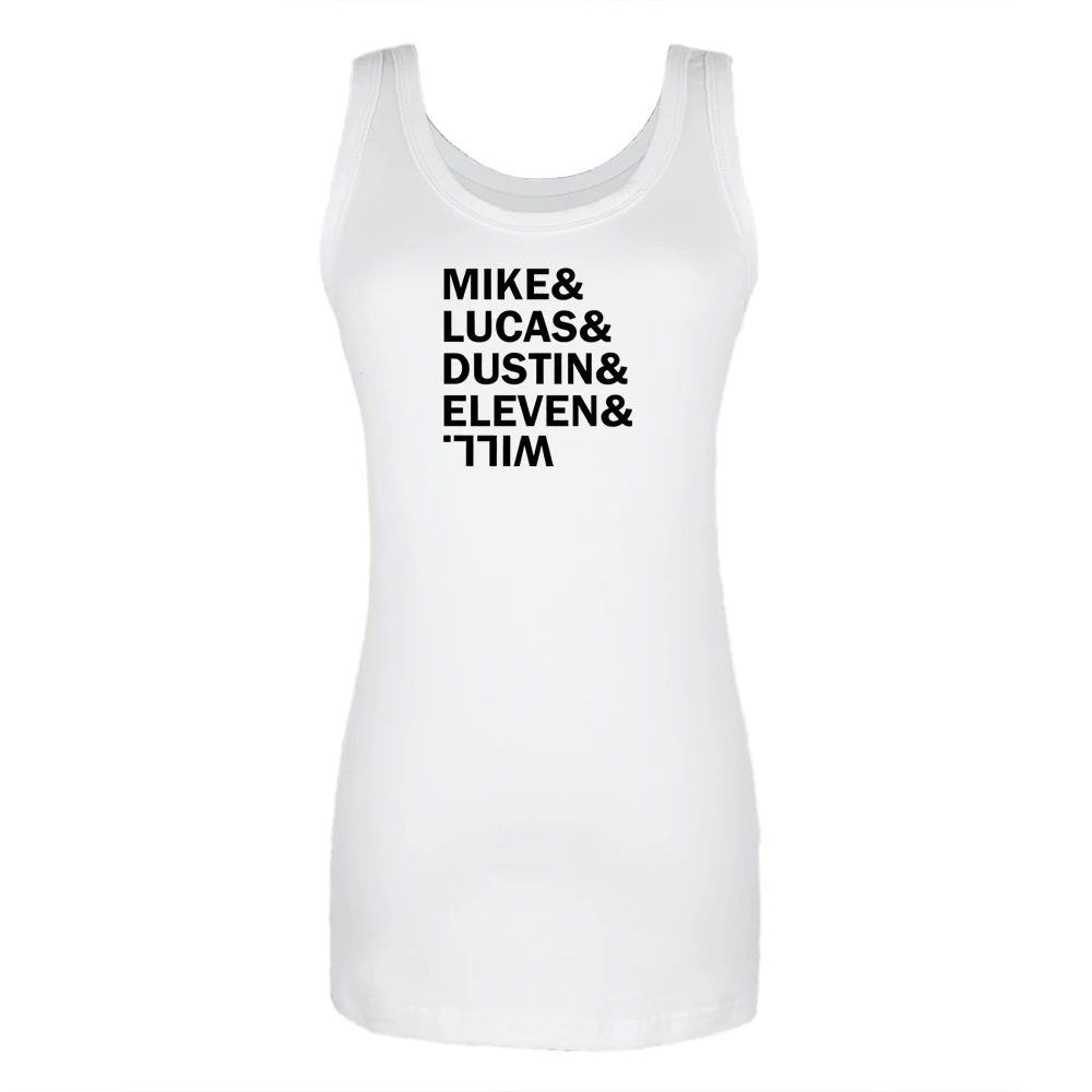 Женские хлопковые майки без рукавов с надписью Peace Love and Oiliness Mike & Lucas Dustin Eleven Will