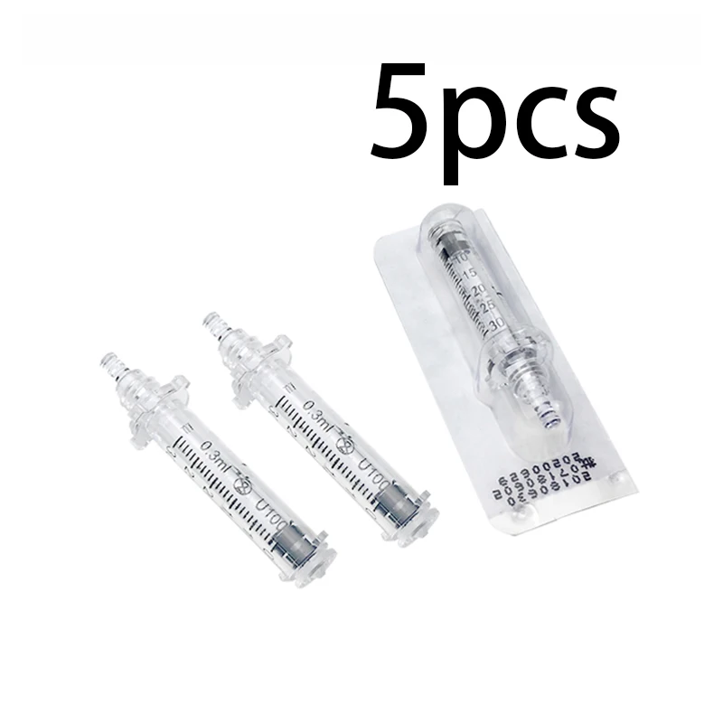 5pcs Горячая Распродажа, ампульная головка для мезотерапевтического пистолета, гиалуроническая ручка высокого давления, шприц для удаления морщин, аксессуары для распылителя мезо - Номер модели: 5pcs