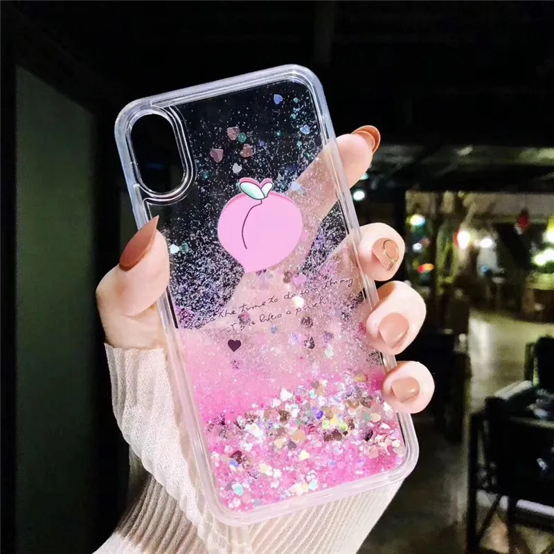 Блестящая блестящая задняя крышка для iPhone 6, 6 S, 7, чехол для iPhone 7, 7 plus, 8 plus, X, 6 Plus, чехол