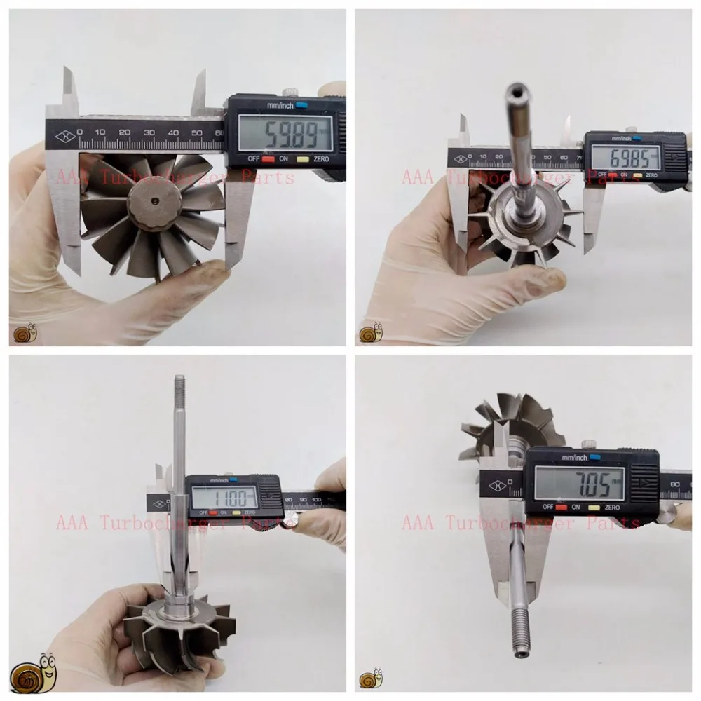 Детали турбокомпрессора HX35 турбокомпрессор 60x70mm 10blades поставщик детали