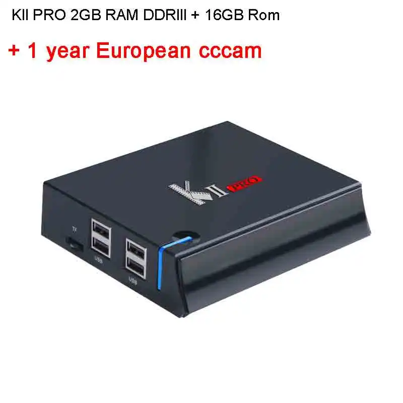 KII Pro n ccam MECOOL KII PRO DVB-S2 DVB-T2 DVB-C Amologic S905D четырехъядерный Android 7,1 tv Box 2 Гб 16 Гб rom K2 Pro 1080P 4K H.265 медиаплеер - Цвет: KII Pro n ccam