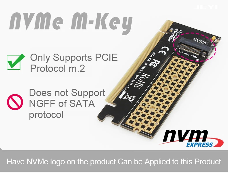 JEYI Cool Swift NVME M.2 X16 PCI-E Riser Card 2280 теплопроводность кремниевые пластины охлаждения пыленепроницаемый алюминиевый лист золотой стержень