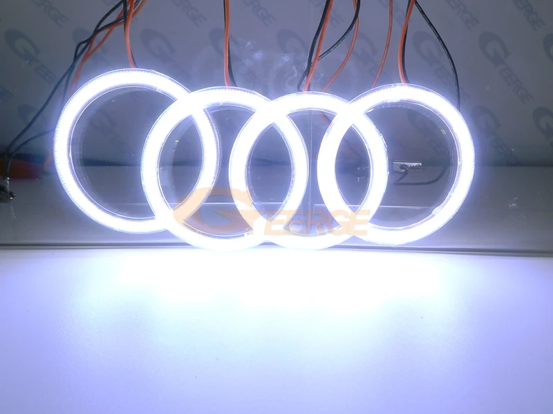 Для Kawasaki Ninja ZX14 zx14r ZZR1400 2006-2011 отличное Ультра яркое освещение COB led angel eyes kit halo кольца
