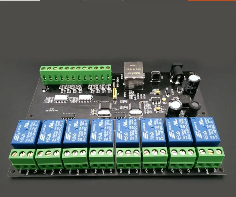 Сетевое реле 8 каналов 10 А контроллер доступа IP/ Ethernet TCP MODBUS в выход из
