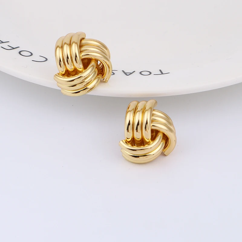gold clip ZA Винтажные серьги-клипсы без пирсинга, клипсы для ушей, золотые геометрические металлические серьги для женщин, бижутерия для свадьбы, вечеринки, ювелирные изделия Brincos - Окраска металла: gold clip