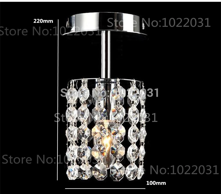 luxury Modern lamps design 1 head E14 crystal lighting best selling chandelier high quality Corridor lights Dia100xH220mm | Освещение