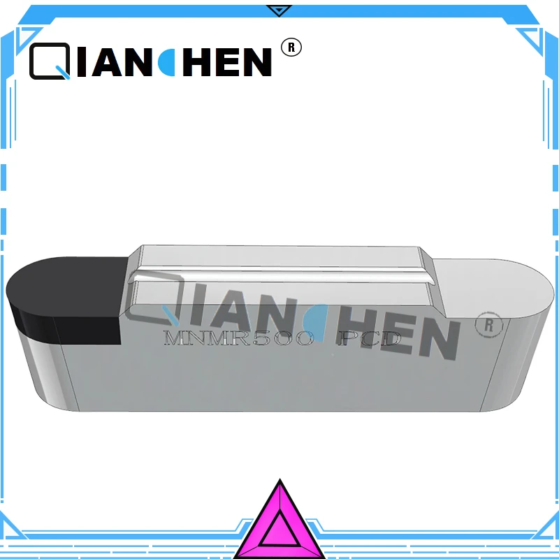 Qian Chen Новые 2 шт. PCD/CBN Токарные Вставки MNMR500 CNC PCD алмазные вставки для токарных