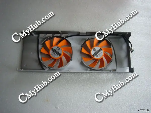 Подлинный для Palit GeForce GTX 580 GTX580 DC12V 0.35A 2* 4Pin 2*4 провода видеокарта вентилятор охлаждения PLA08015B12HH