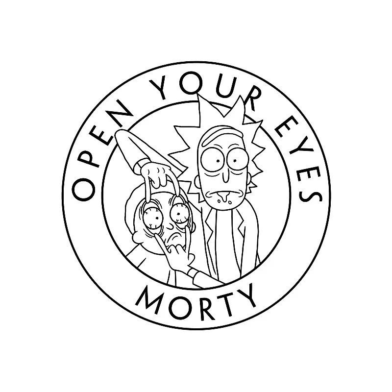 1pcs Stamp TA2330 1 шт. круглый Рик и Морти аниме декоративная печать DIY Самостоятельная Заправка чернилами светочувствительное уплотнение без ручки Скрапбукинг планировщик штампы - Цвет: 1pcs Stamp TA2330