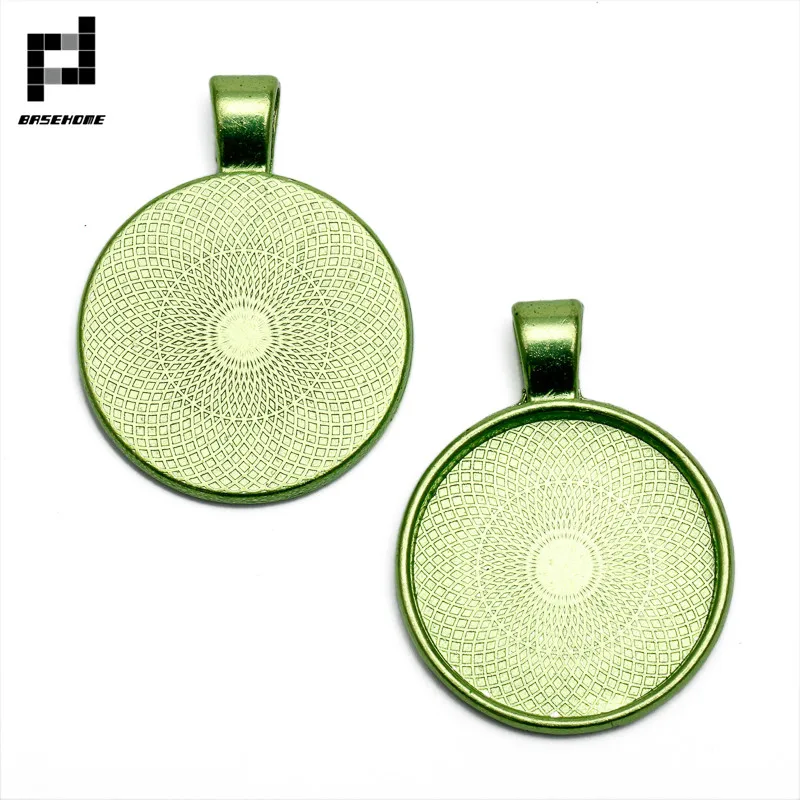 Набор подвесок цветные Кабошоны 10 шт./лот 25 мм|diy jewelry findings|jewelry findings25mm cabochon |