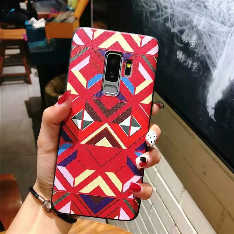 Силиконовый чехол для Samsung galaxy Note 9 8 S9 S8 Plus контрастный прошитый Huawei Honor 7A Pro 7 Mate 10 Y6