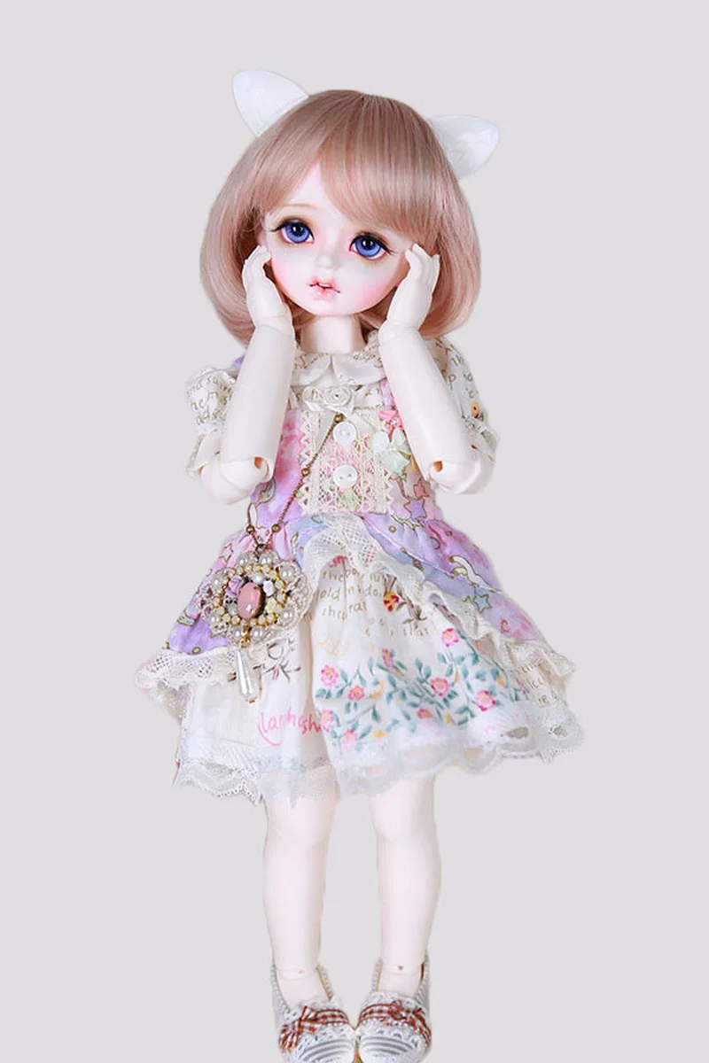 1/8 Bjd парик высокая температура короткий прекрасный провод Bjd парик SD для BJD волосы куклы много цветов
