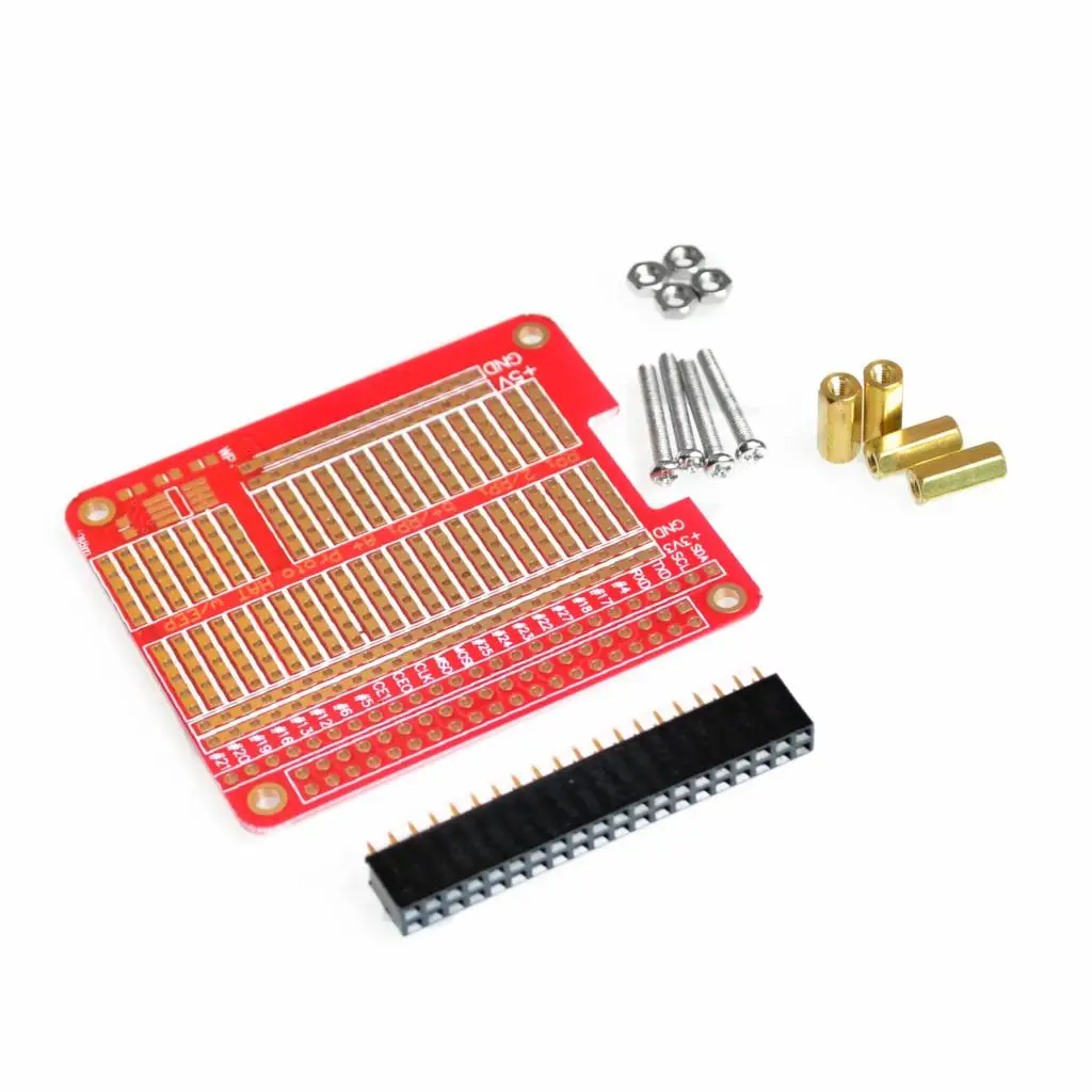 Защитный колпачок DIY Proto для Raspberry Pi 2 Модель B / + A (красный) | Электронные компоненты