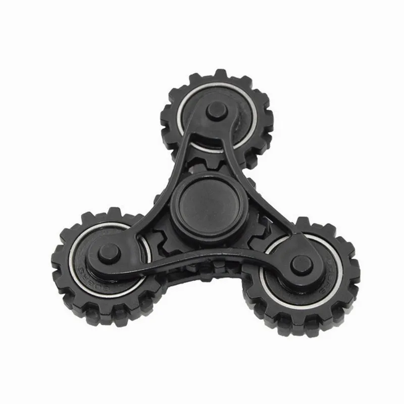 2017 ABS High Quality EDC Spinner Fidgets Gear Hand For Autism And ADHD Rotation Time Long Anti Stress Toys | Игрушки и хобби