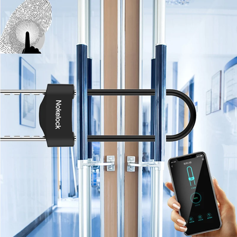 Умный дверной замок Bluetooth противоугонное управление через приложение