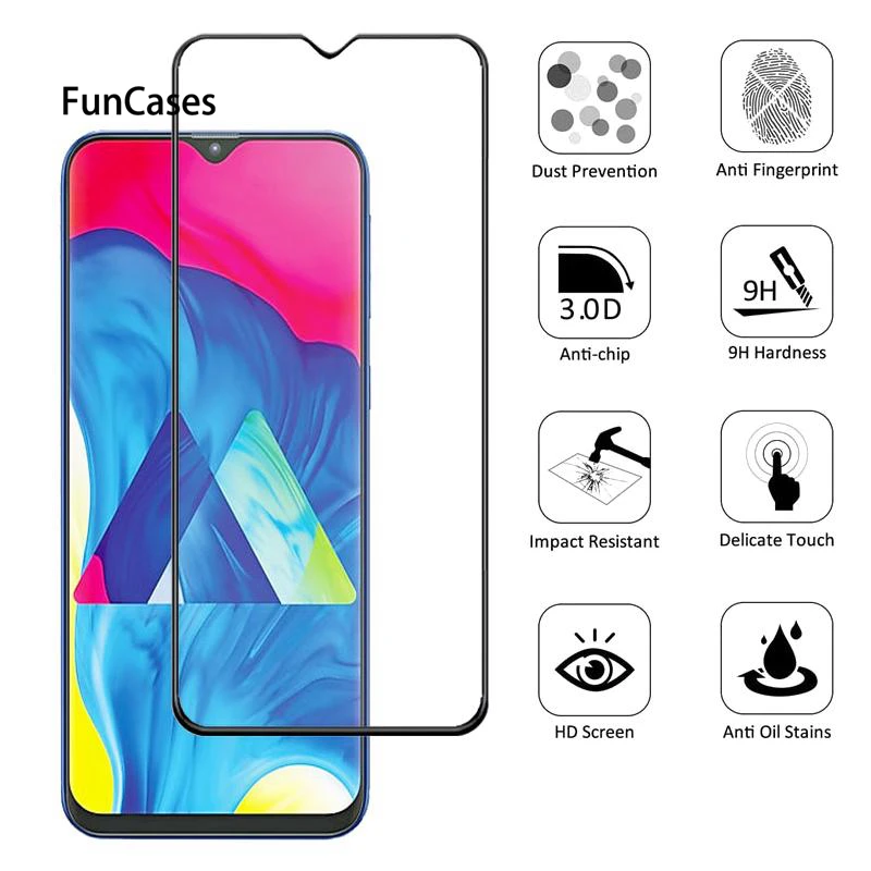 Для samsung A30 A50 J4 J6 плюс A7 2018 M10 M20 J415F J610F A750 чехол закаленное Стекло для Galaxy защитная
